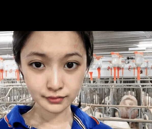 24岁高颜值女孩回应大学毕业养猪